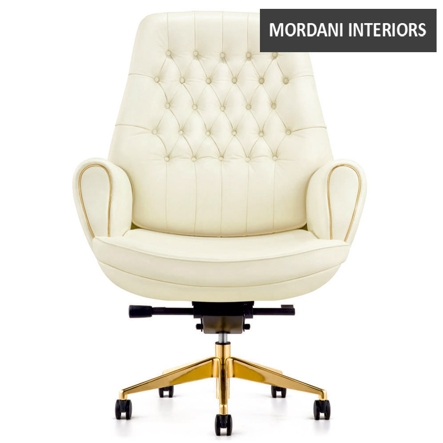 Mogul King Mid Back 100% Genuine Leather Chair